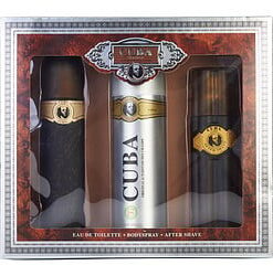 CUBA GOLD by Cuba-EDT SPRAY 3.3 OZ & AFTERSHAVE SPRAY 3.3 OZ & BODY SPRAY 6.6 OZ