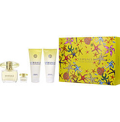 VERSACE YELLOW DIAMOND by Gianni Versace-EDT SPRAY 3 OZ & BODY LOTION 3.4 OZ & SHOWER GEL 3.4 OZ & EDT 0.17 OZ MINI