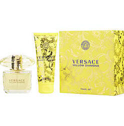 VERSACE YELLOW DIAMOND by Gianni Versace-EDT SPRAY 3 OZ & BODY LOTION 3.4 OZ (TRAVEL SET)