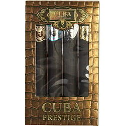 CUBA VARIETY by Cuba-4 PIECE VARIETY-PRESTIGE SET-INCLUDES CLASSIC