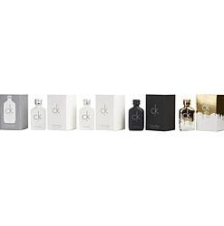 CALVIN KLEIN VARIETY by Calvin Klein-5 PIECE UNISEX MINI VARIETY WITH CK ONE (TWO PIECES) & CK BE & CK ALL & CK ONE GOLD AND ALL ARE EDT 0.33 OZ MINIS