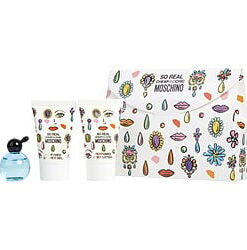 MOSCHINO CHEAP & CHIC SO REAL by Moschino-EDT 0.16 OZ MINI & BODY LOTION 0.8 OZ & SHOWER GEL 0.8 OZ