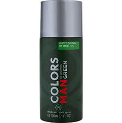 COLORS DE BENETTON GREEN by Benetton-DEODORANT SPRAY 5 OZ