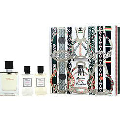 TERRE D'HERMES by Hermes-EDT SPRAY 1.6 OZ & AFTERSHAVE LOTION 1.4 OZ & SHOWER GEL 1.4 OZ