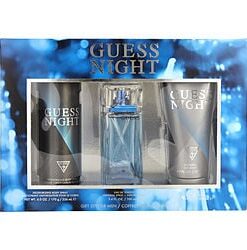 GUESS NIGHT by Guess-EDT SPRAY 3.4 OZ & DEODORANT SPRAY 6 OZ & SHOWER GEL 6.7 OZ