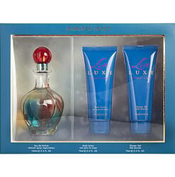 LIVE LUXE by Jennifer Lopez-EAU DE PARFUM SPRAY 3.4 OZ & BODY LOTION 2.5 OZ & SHOWER GEL 2.5 OZ