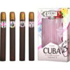 CUBA VARIETY by Cuba-4 PIECE QUAD LADY WITH CUBA HEARTBREAKER & LA VIDA & VICTORY & VIP AND ALL ARE EDP SPRAY 1.17 OZ