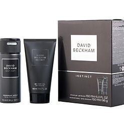 DAVID BECKHAM INSTINCT by David Beckham-DEODORANT SPRAY 3.6 OZ & SHOWER GEL 5 OZ