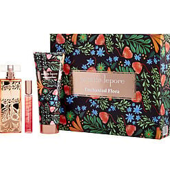 NANETTE LEPORE ENCHANTED FLORA by Nanette Lepore-EAU DE PARFUM SPRAY 3.4 OZ & BODY LOTION 6.8 OZ & EAU DE PARFUM 0.34 OZ MINI