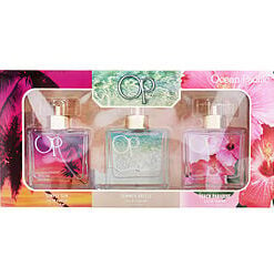 OCEAN PACIFIC VARIETY by Ocean Pacific-3 PIECE VARIETY SET INCLUDES SIMPLY SUN & SUMMER BREEZE & BEACH PARADISE AND ALL ARE EAU DE PARFUM SPRAY 1 OZ